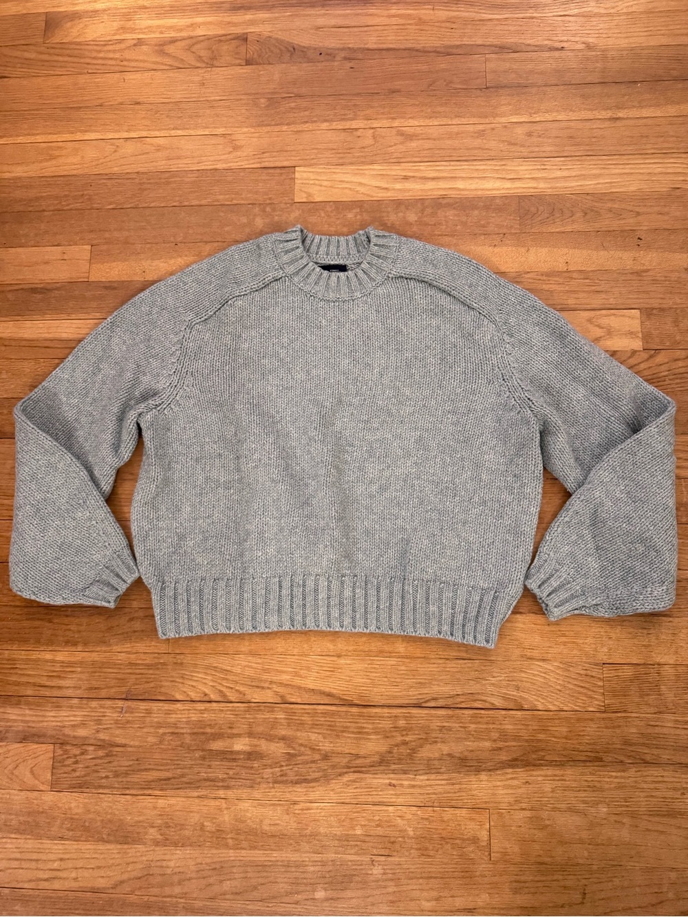 Gap Women's Light Blue Wool Blend Chunky Knit Sweater - Size XS
 b51